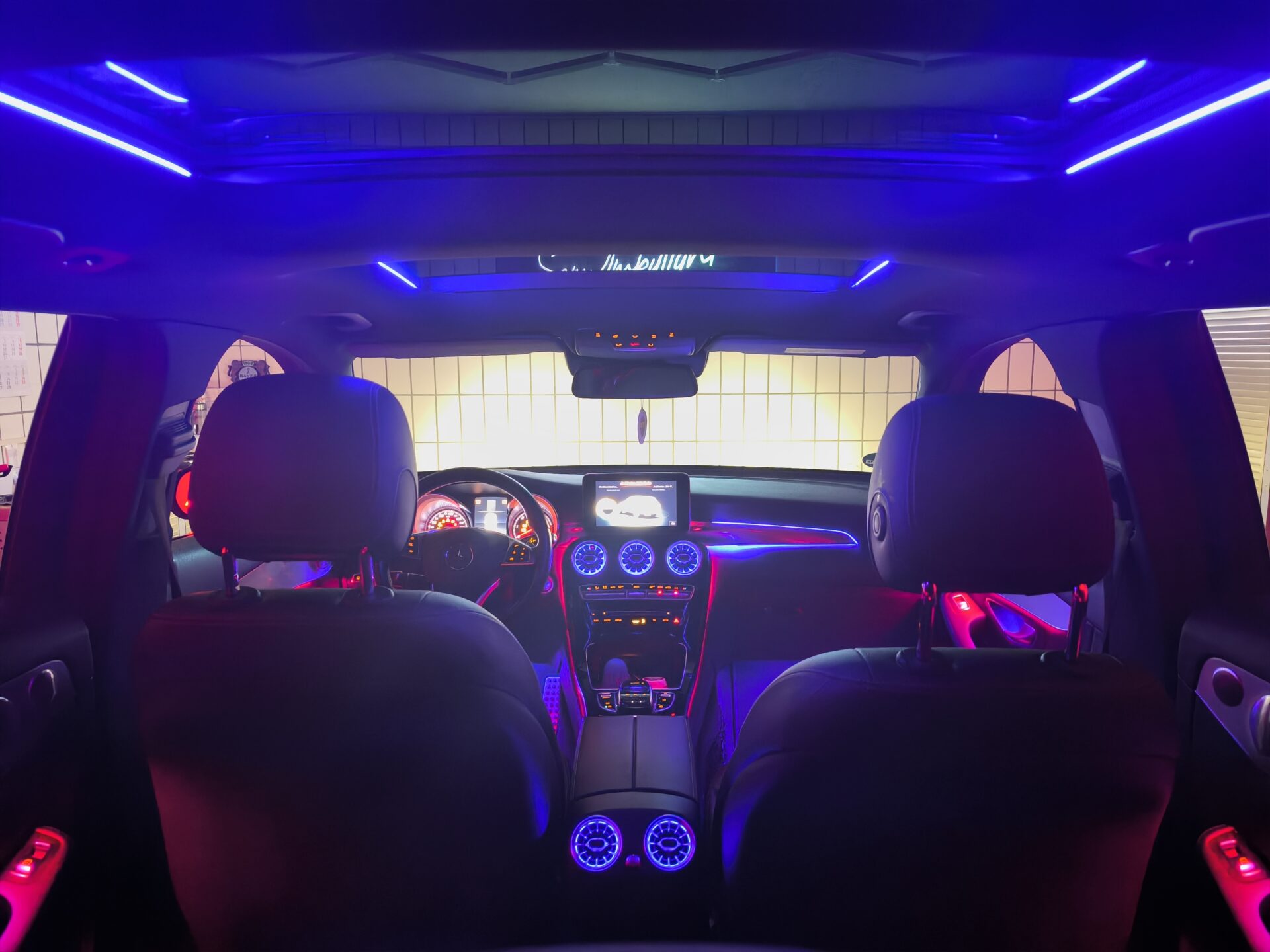 Mercedes Benz C Klasse w205 / GLC x253 Ambientelicht Erweiterung – Bild 8