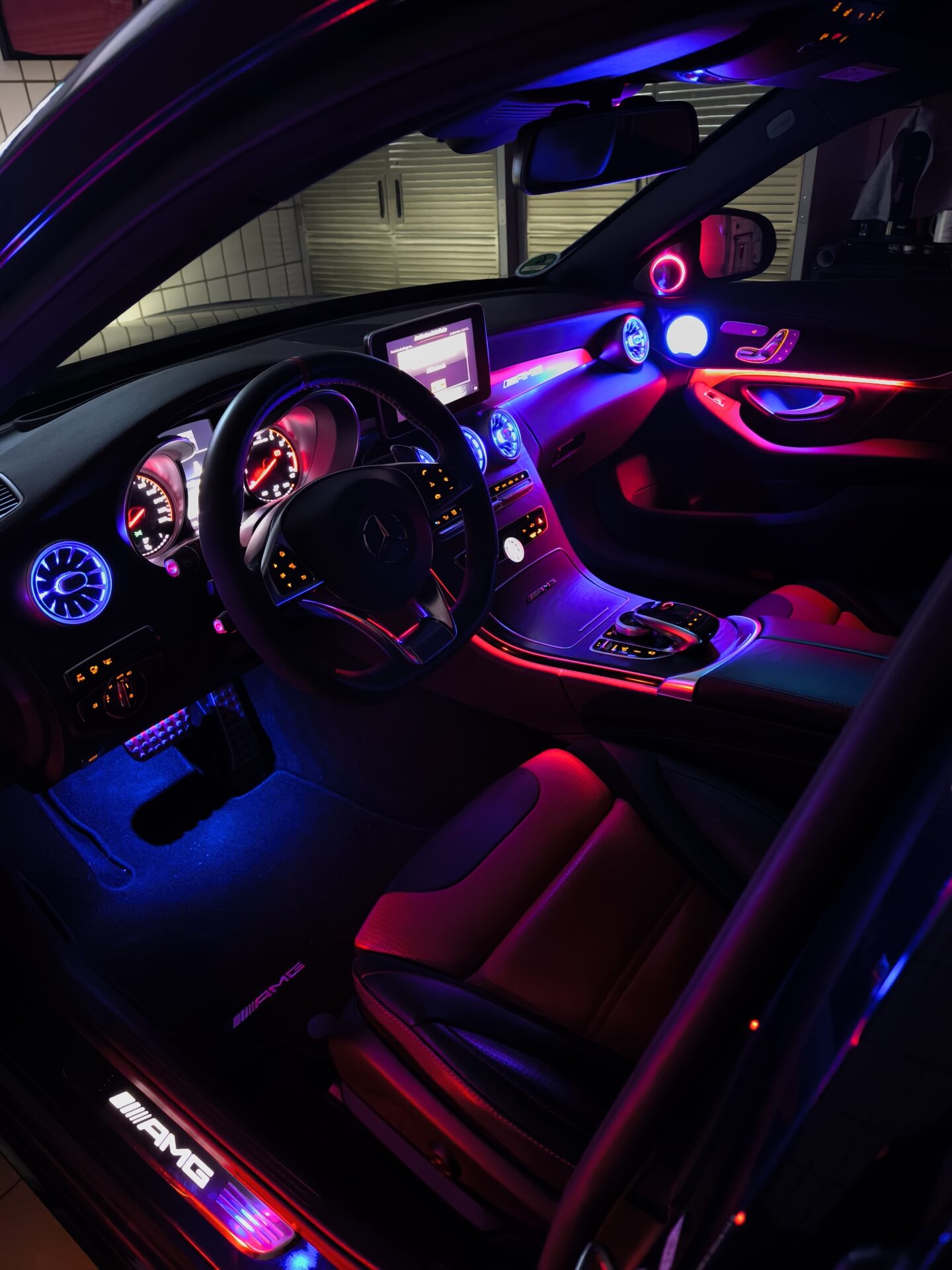 Mercedes Benz C Klasse w205 / GLC x253 Ambientelicht Erweiterung – Bild 7