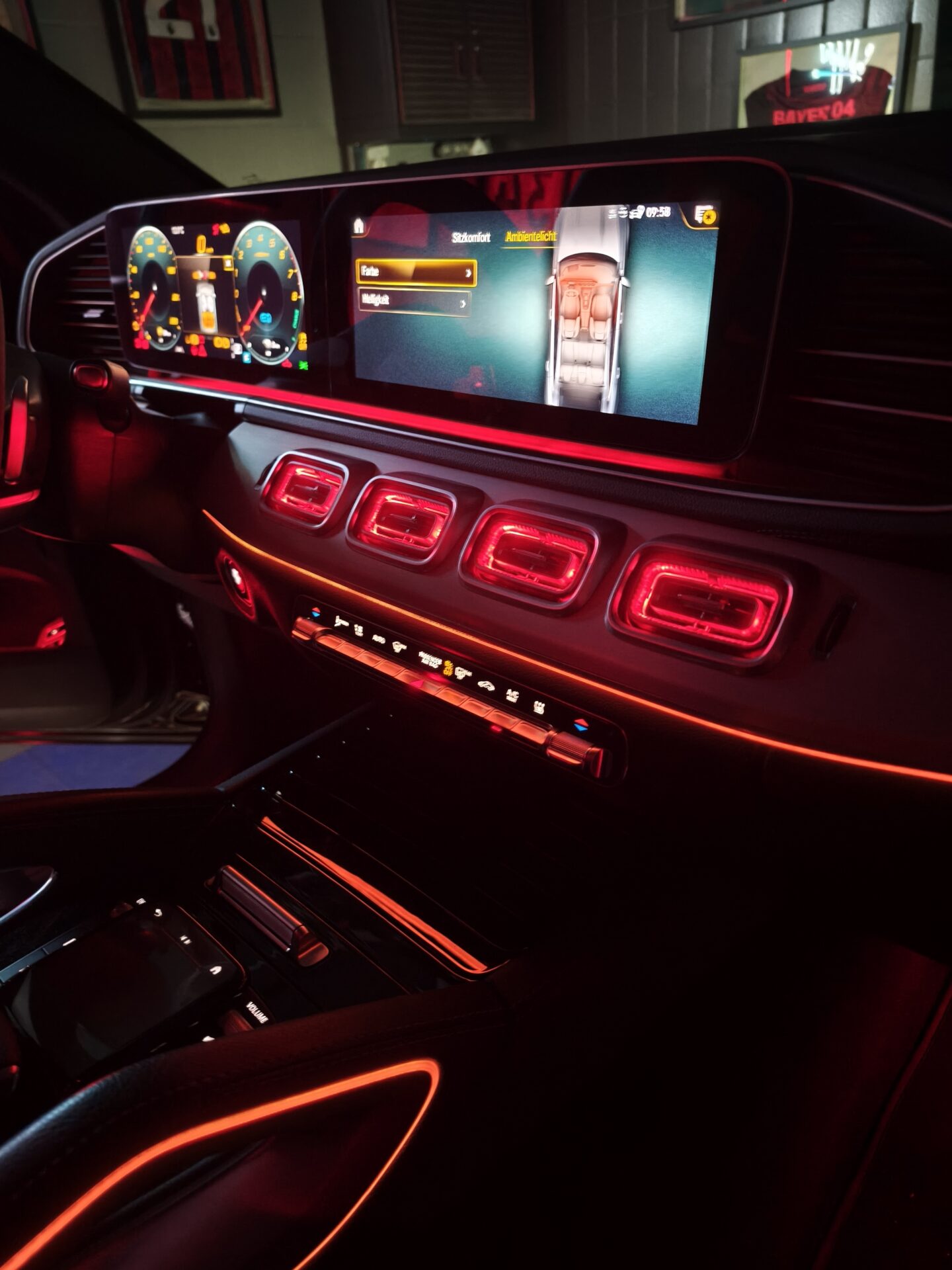 Mercedes Benz GLE / GLS w167 Ambientelicht Erweiterung – Bild 15
