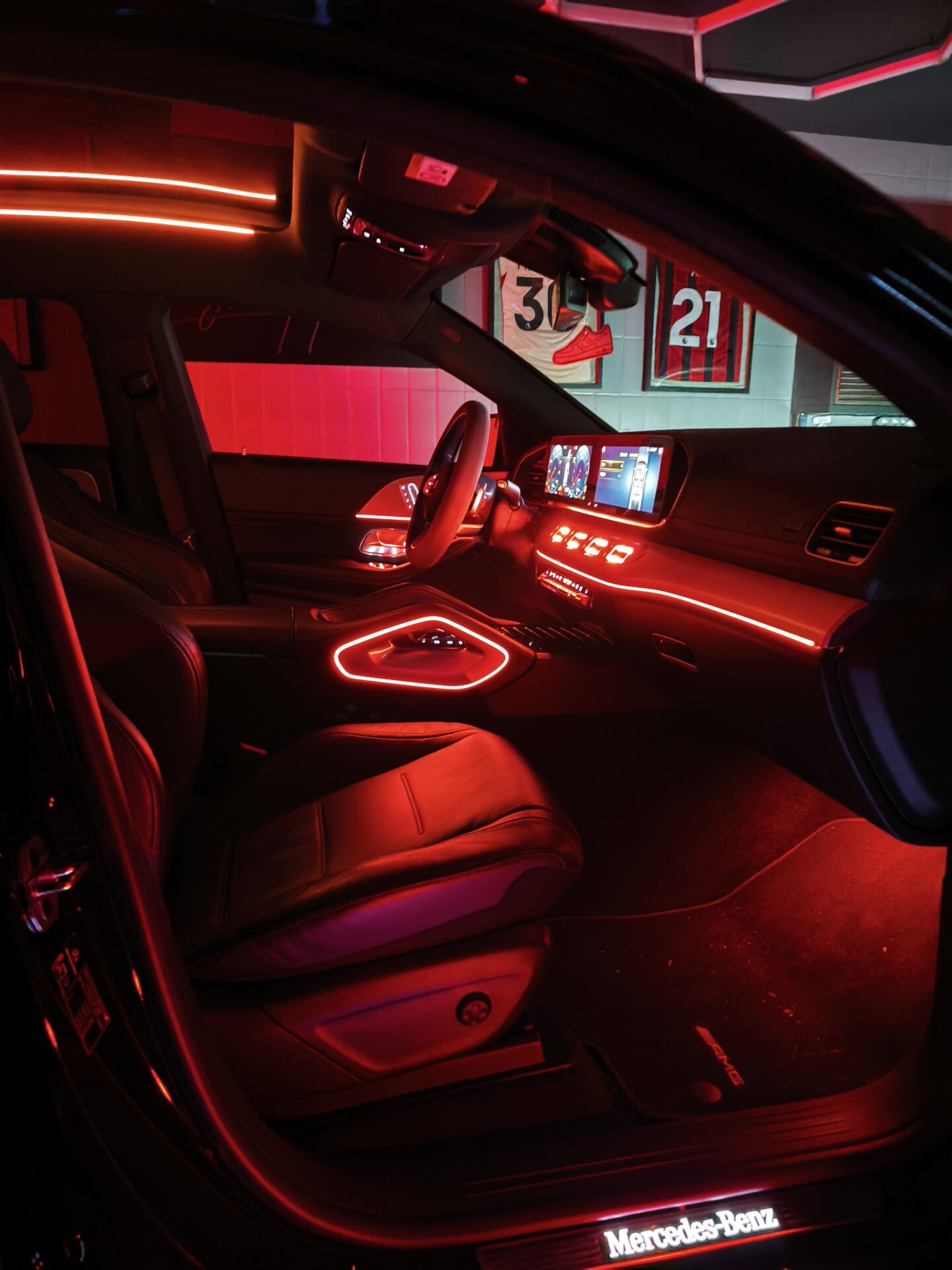 Mercedes Benz GLE / GLS w167 Ambientelicht Erweiterung – Bild 17