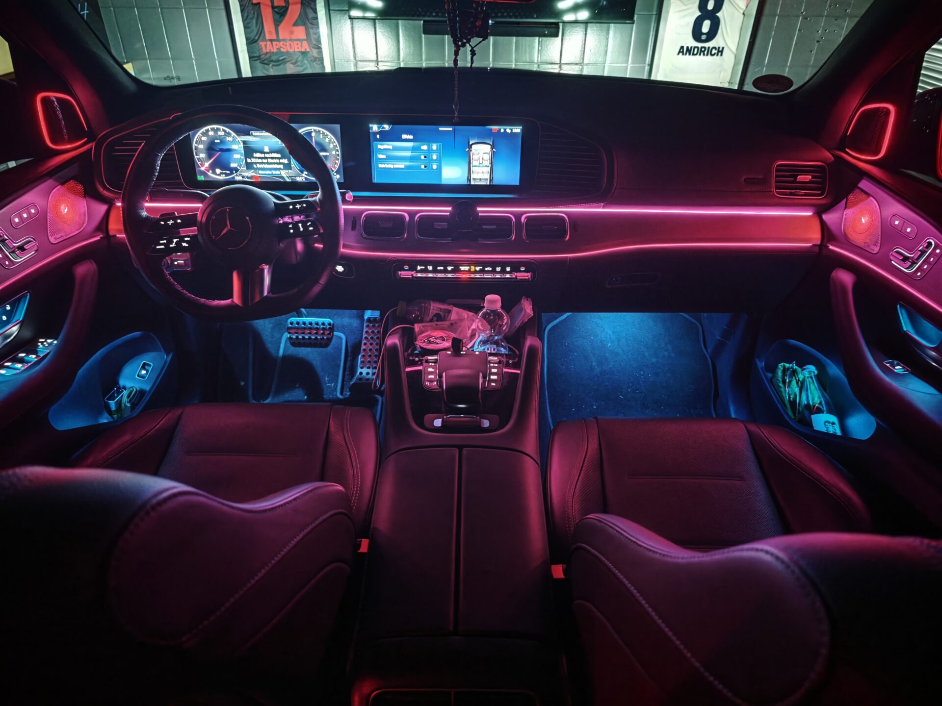 Mercedes Benz GLE / GLS w167 Ambientelicht Erweiterung – Bild 19