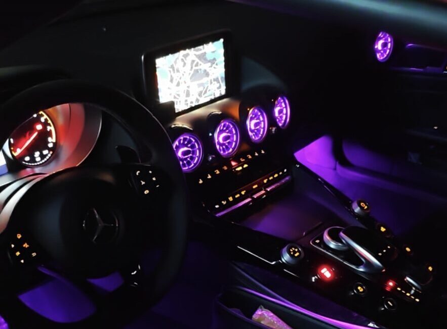 Mercedes Benz AMG GT Ambientelicht Erweiterung – Bild 3